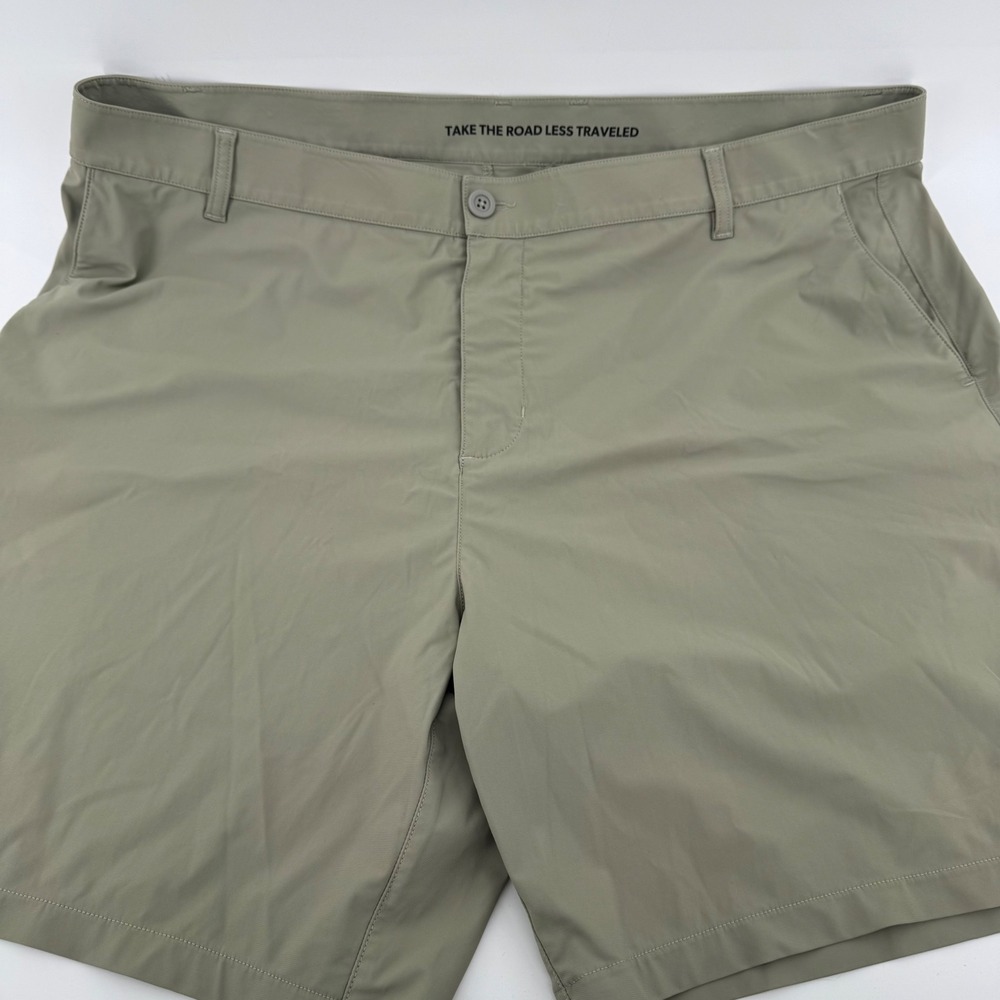 Rhone Performance Shorts Mens 40 Olive Green Lightweight Active‎ Golf Inseam 7.5